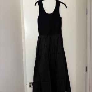 Rails Black Midi Dress